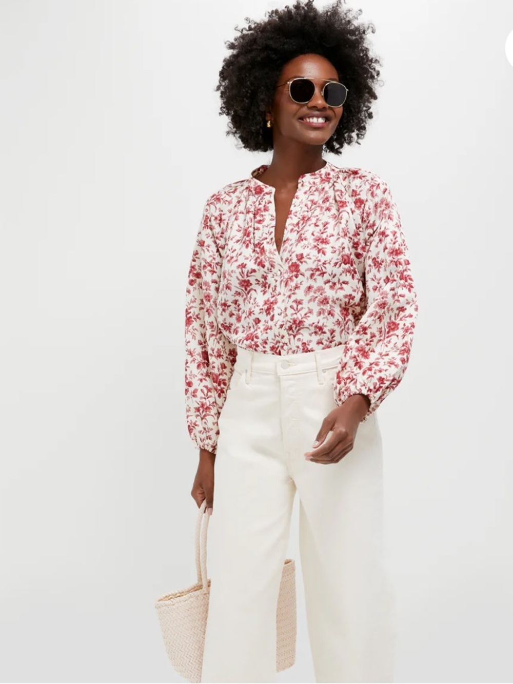 TUCKERNUCK Cream Bloom top